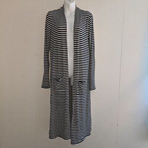 Agnes & Dora Long Striped Duster Size L